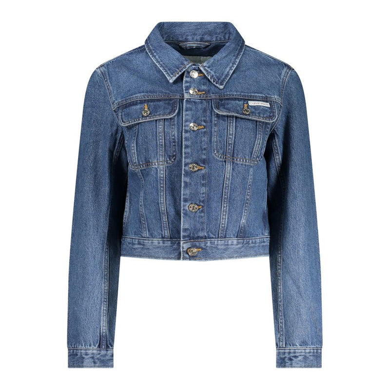 Calvin Klein Blue Cotton Denim Jacket