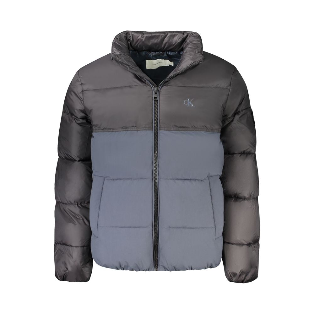 Calvin Klein Blue Polyester Men's Jacket - ClickThatClicks 