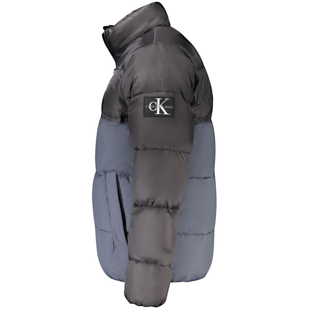 Calvin Klein Blue Polyester Men's Jacket - ClickThatClicks 