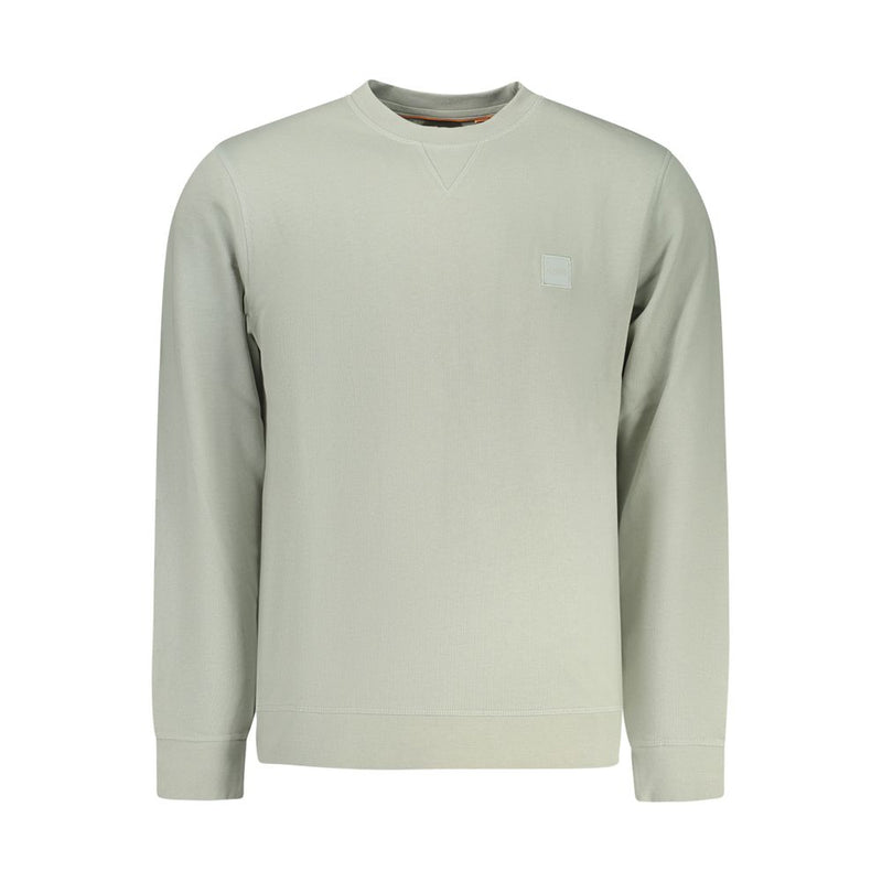 Hugo Boss Verde Cotton Men's Sweatshirt