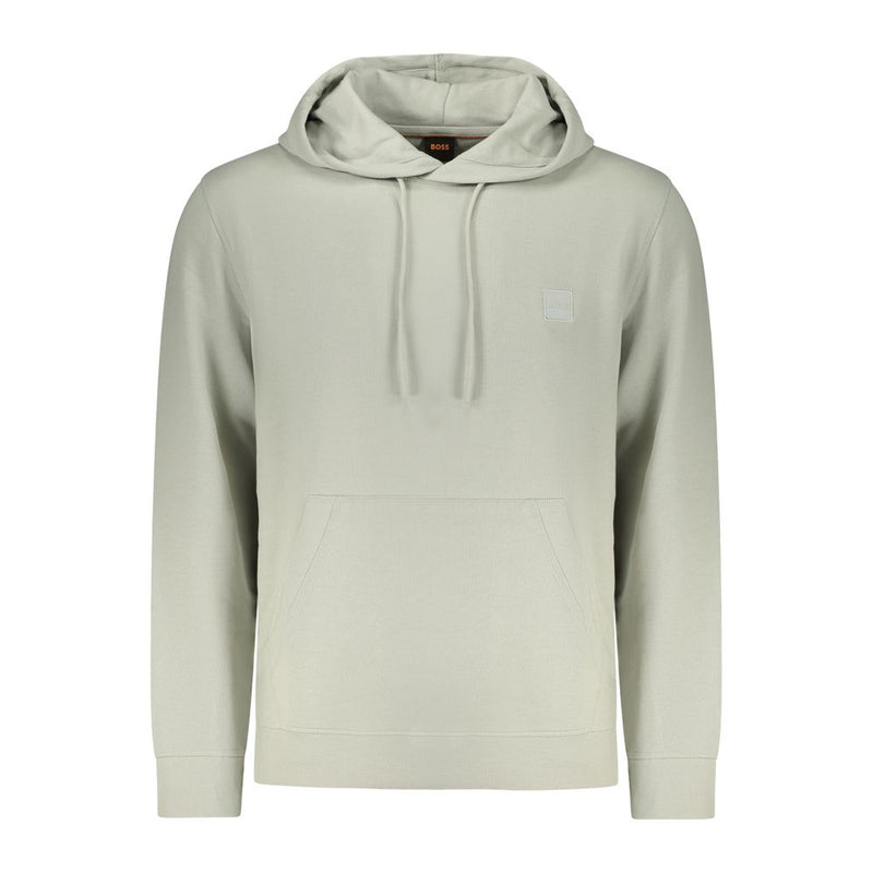 Hugo Boss Grigio Cotton Mens Sweatshirt
