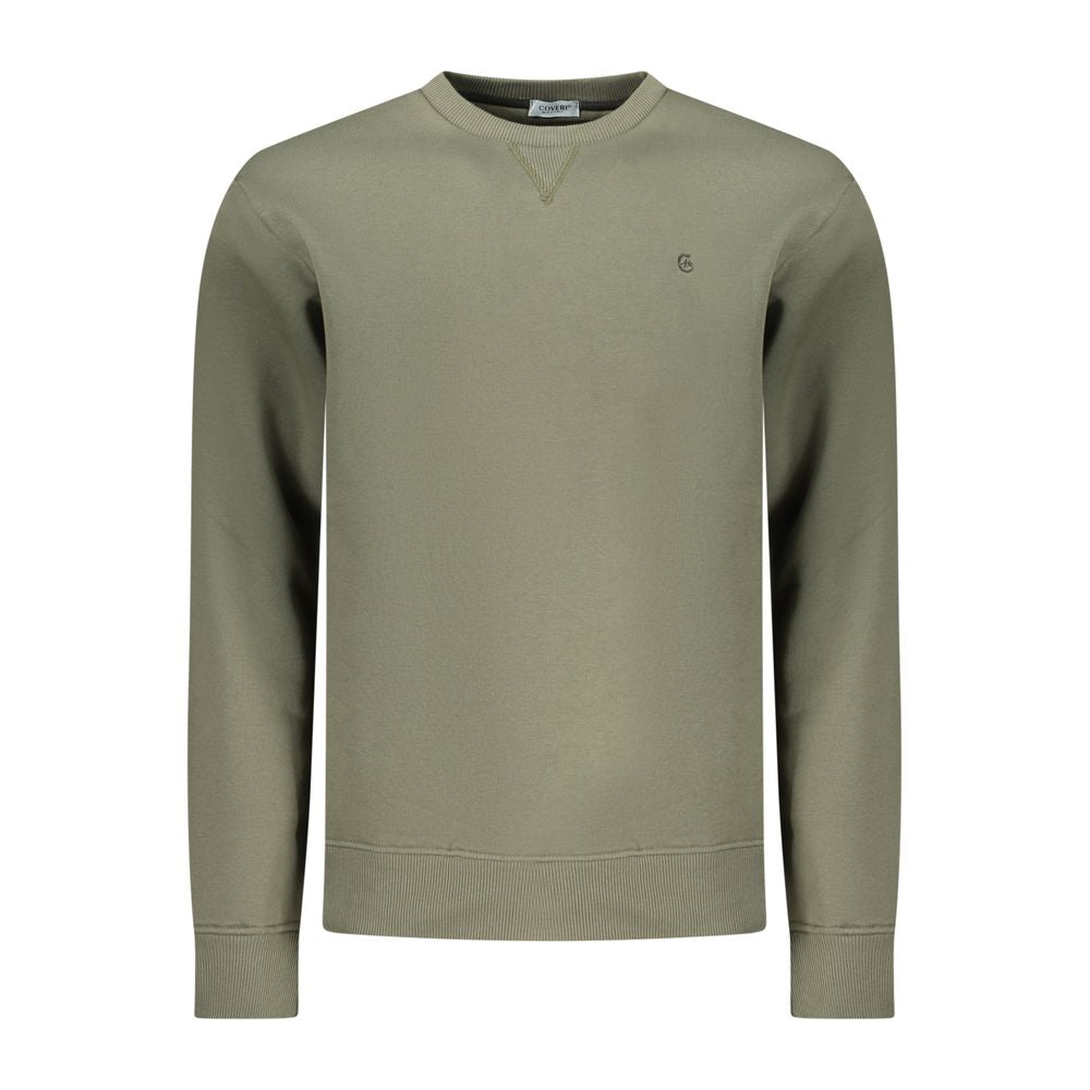 Coveri Moving Verde Cotton Men Sweatshirt - ClickThatClicks 
