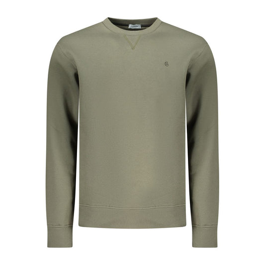 Coveri Moving Verde Cotton Men Sweatshirt - ClickThatClicks 