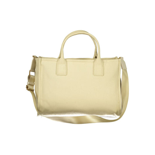 Twinset Beige Cotton Women Tote - ClickThatClicks 