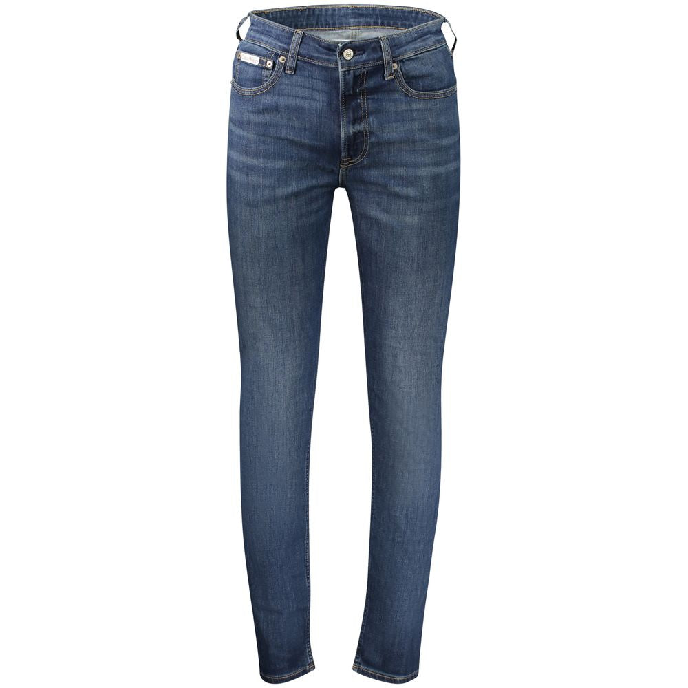 Calvin Klein Blu Cotton Men's Jeans - ClickThatClicks 