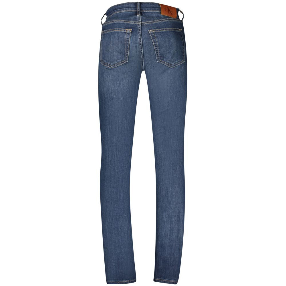Calvin Klein Blu Cotton Men's Jeans - ClickThatClicks 