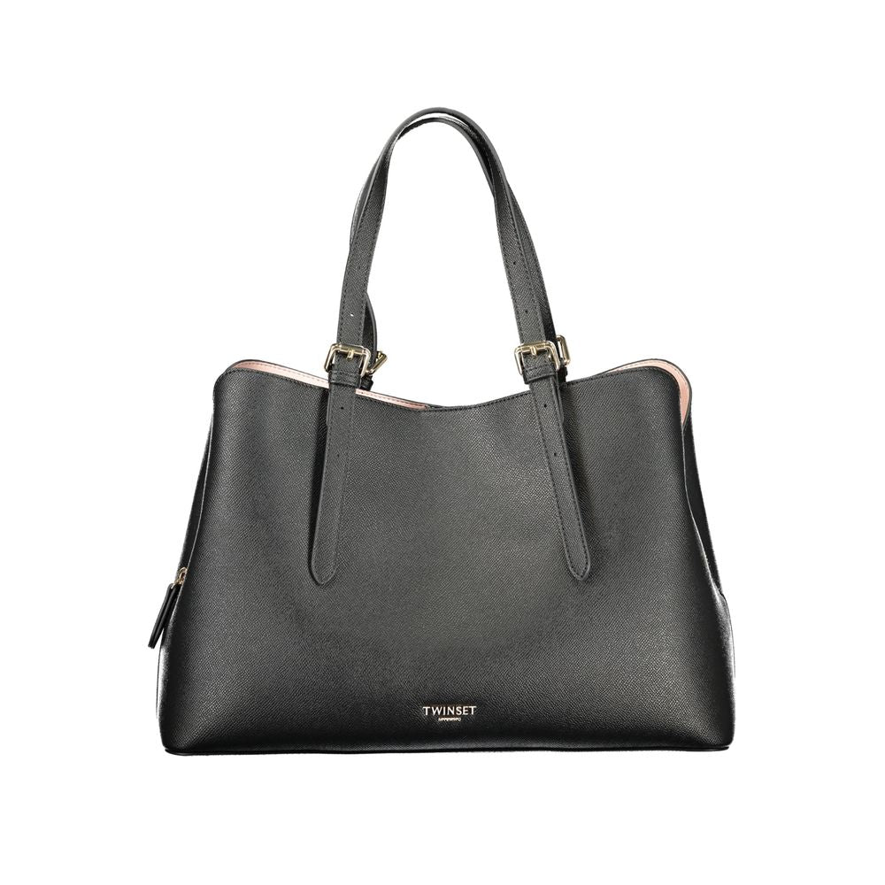 Twinset Nero Polyurethane Women Tote - ClickThatClicks 