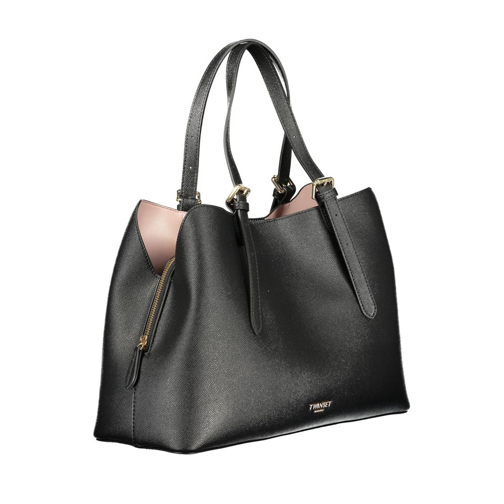 Twinset Nero Polyurethane Women Tote - ClickThatClicks 