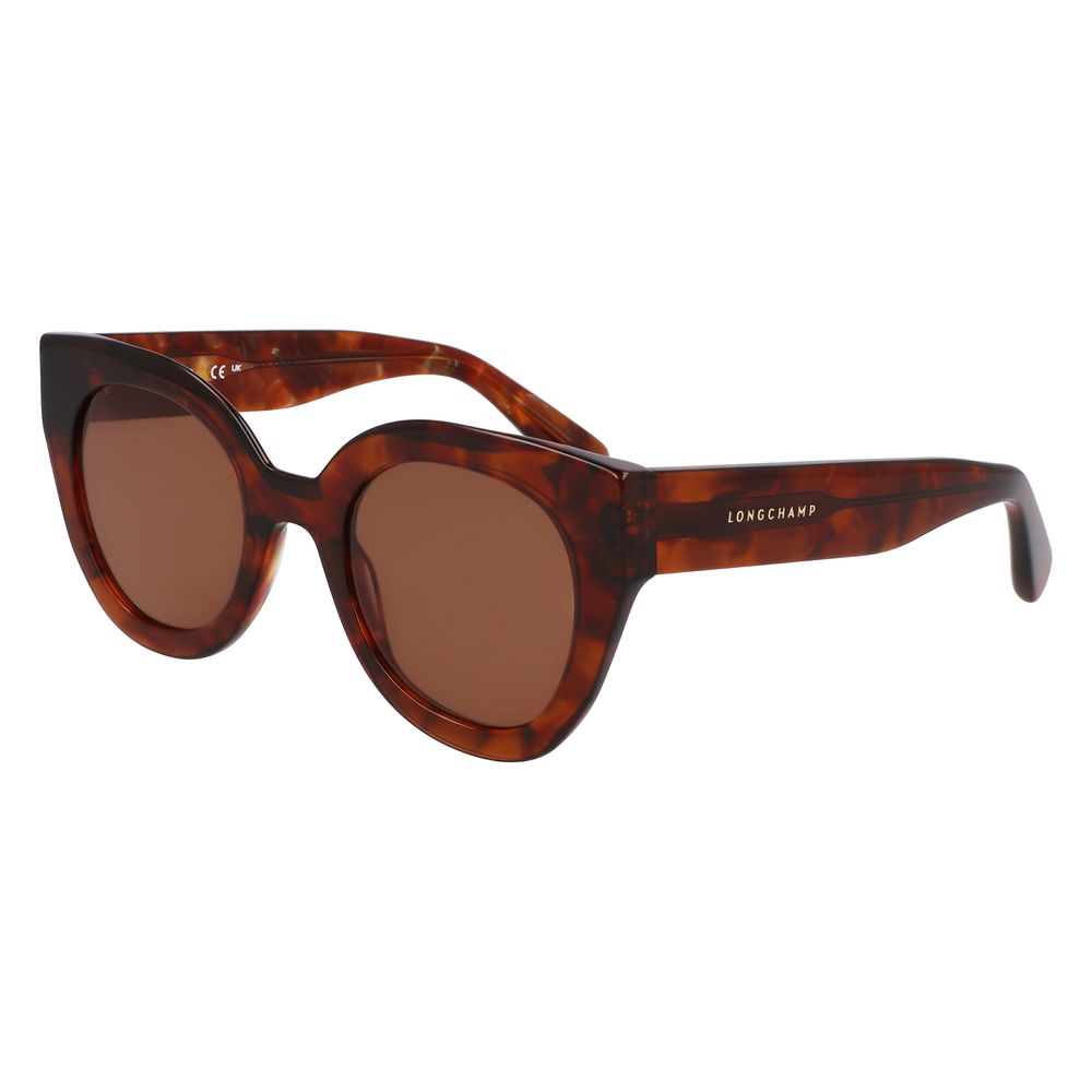 Longchamp Brown Acetate Sunglasses - ClickThatClicks 