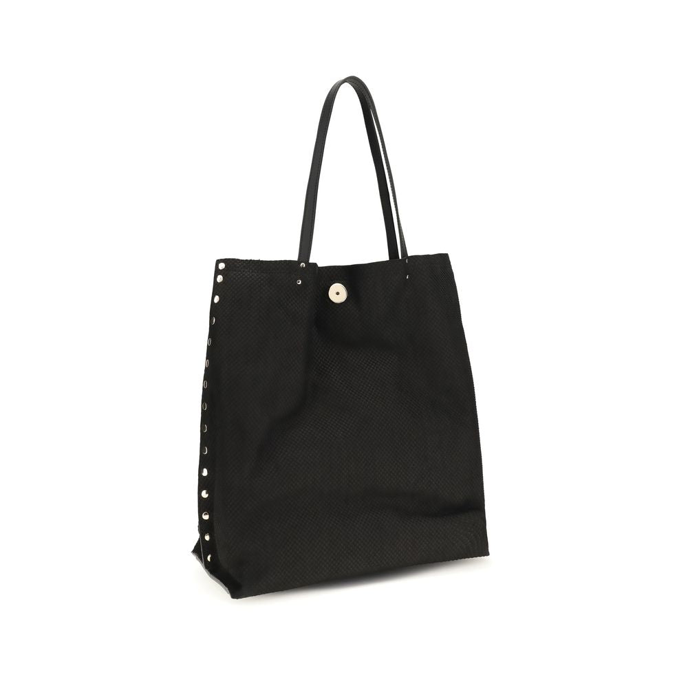 Zanellato Black Calf Leather Bos Taurus Shoulder Bag - ClickThatClicks 