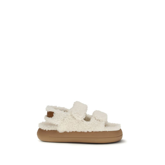 Moon Boot White Calf Leather Bos Taurus Sandals - ClickThatClicks 