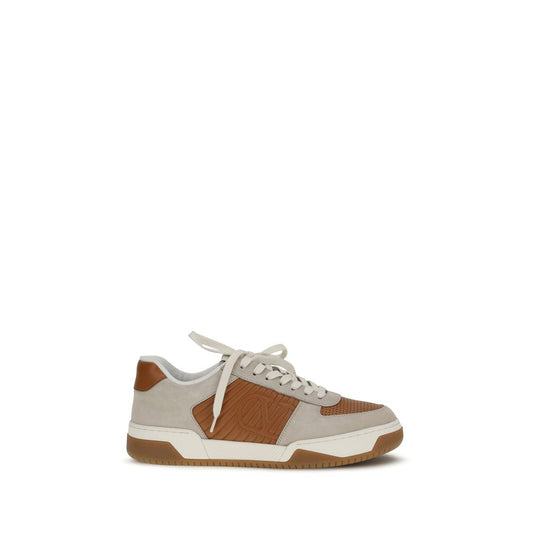 Valentino Garavani Multicolor Calf Leather Bos Taurus Athletic Sneakers - ClickThatClicks 