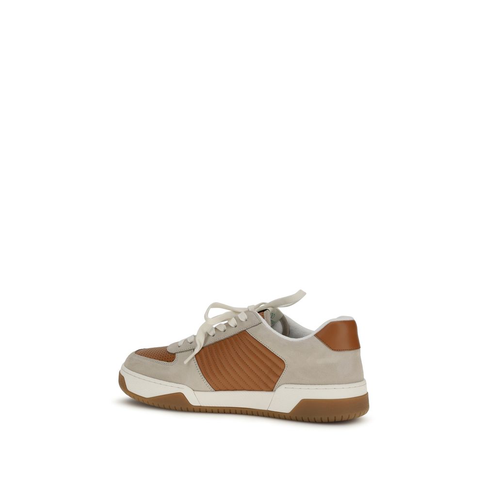 Valentino Garavani Multicolor Calf Leather Bos Taurus Athletic Sneakers - ClickThatClicks 