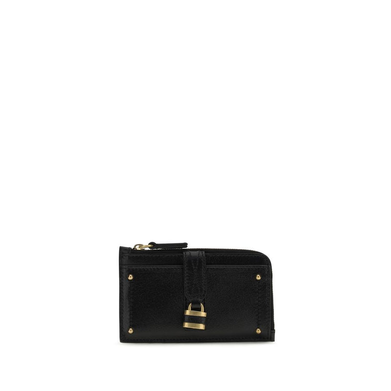 Chloé Black Calf Leather Bos Taurus Wallet - ClickThatClicks 