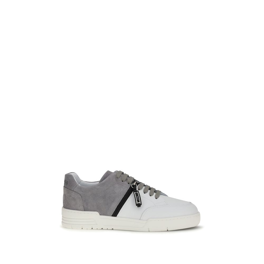 Moschino Multicolor Calf Leather Bos Taurus Low Top Sneakers - ClickThatClicks 