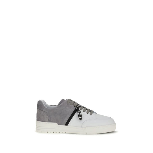 Moschino Multicolor Calf Leather Bos Taurus Low Top Sneakers - ClickThatClicks 