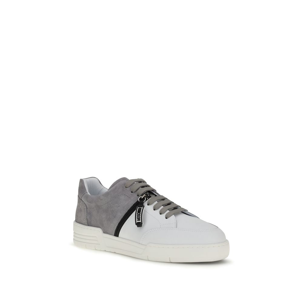 Moschino Multicolor Calf Leather Bos Taurus Low Top Sneakers - ClickThatClicks 