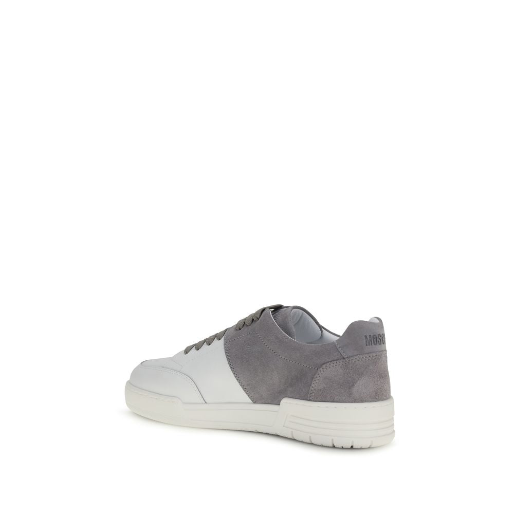 Moschino Multicolor Calf Leather Bos Taurus Low Top Sneakers - ClickThatClicks 