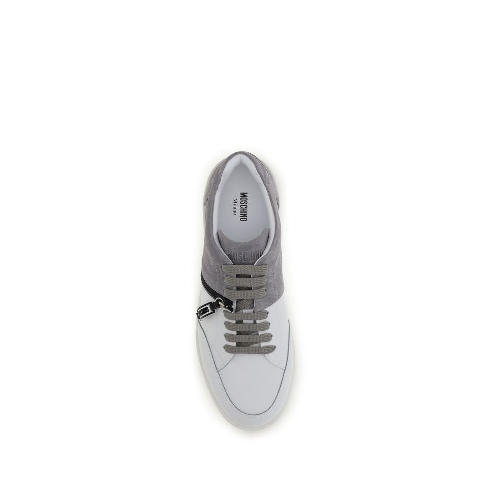 Moschino Multicolor Calf Leather Bos Taurus Low Top Sneakers - ClickThatClicks 