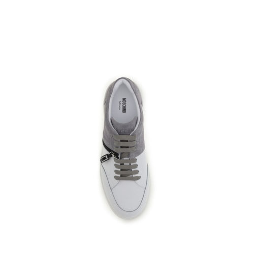 Moschino Multicolor Calf Leather Bos Taurus Low Top Sneakers - ClickThatClicks 