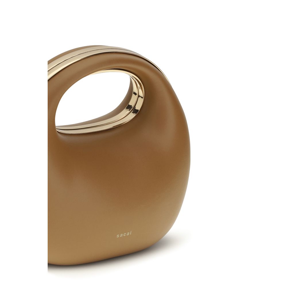 Sacai Brown Calf Leather Bos Taurus Handbag - ClickThatClicks 
