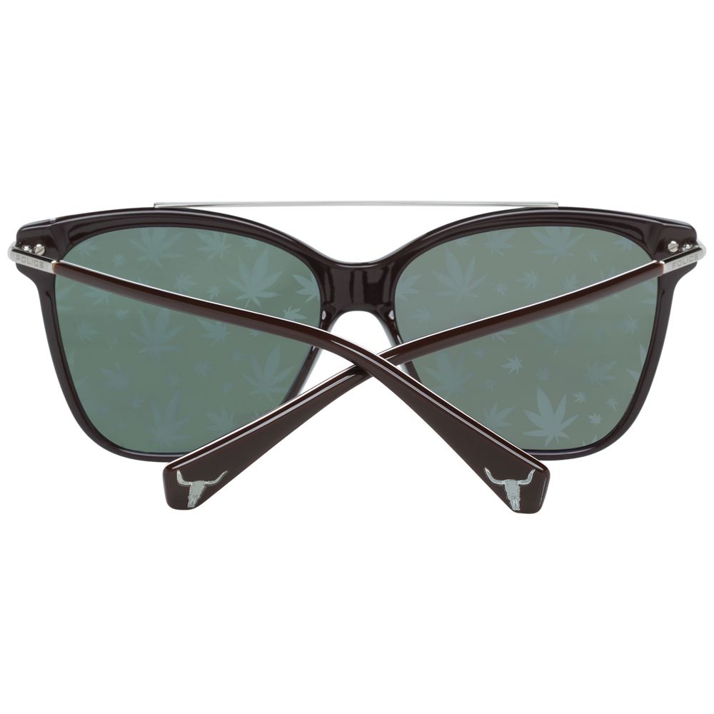 Police Brown Metal & Plastic Sunglasses - ClickThatClicks 
