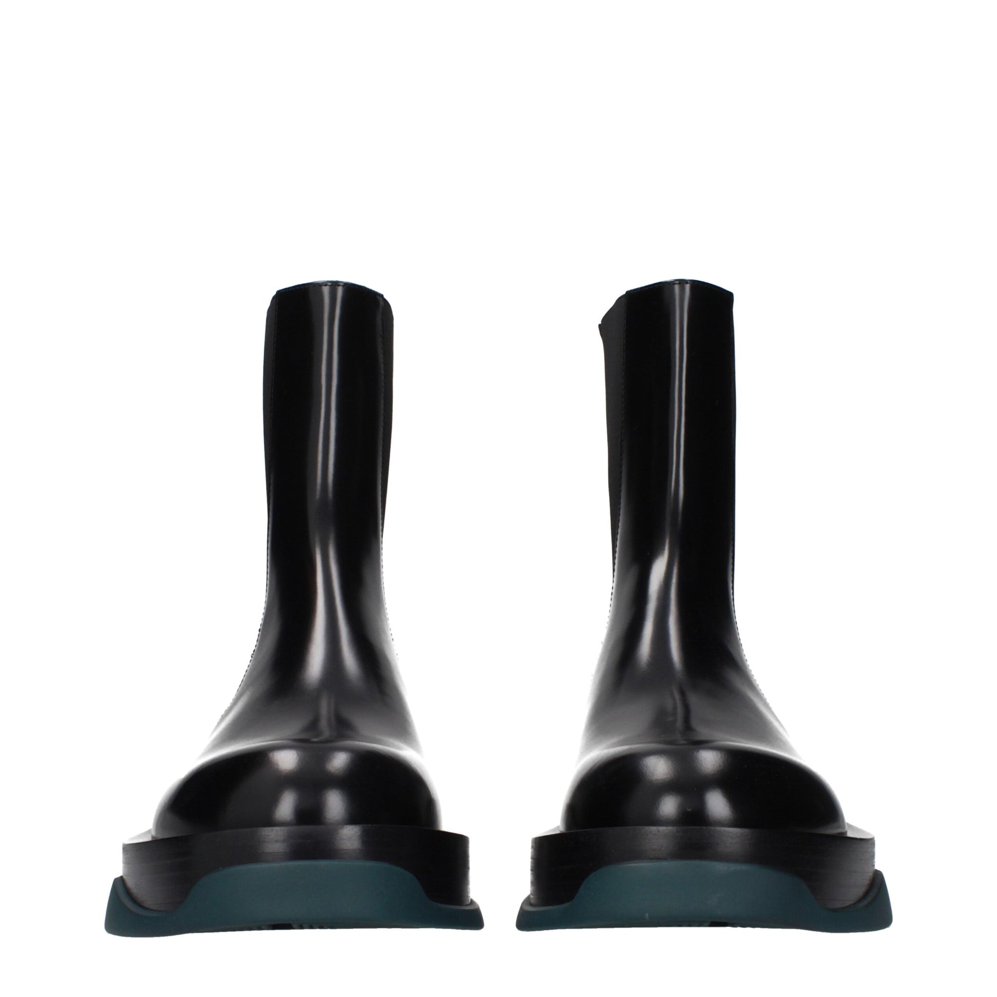 Jil Sander Black Leather Ankle Boots - ClickThatClicks 