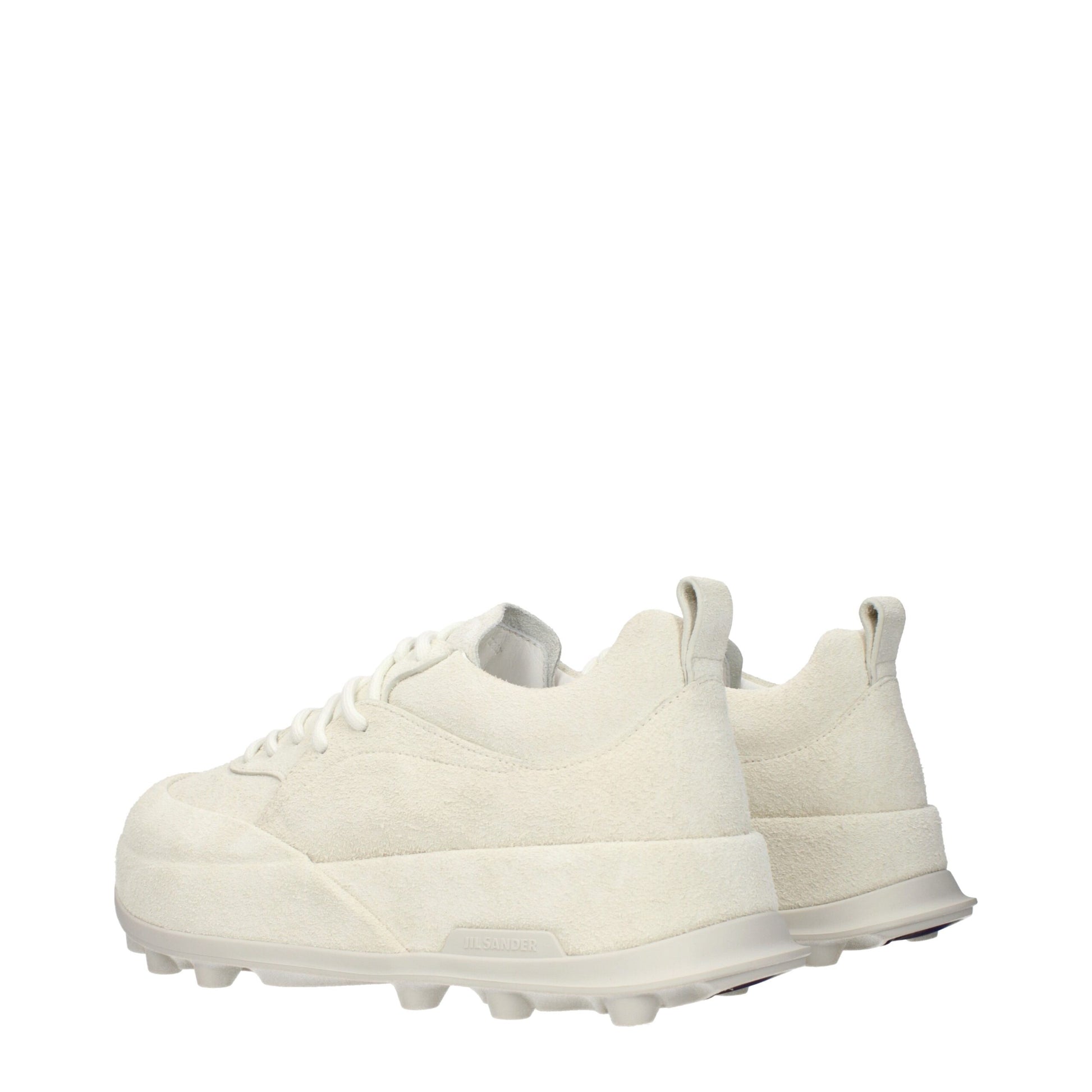 Jil Sander Beige Leather Sneakers - ClickThatClicks 