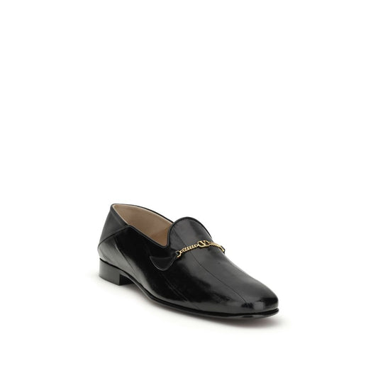 Valentino Garavani Black Hagfish Slip-On Loafers - ClickThatClicks 