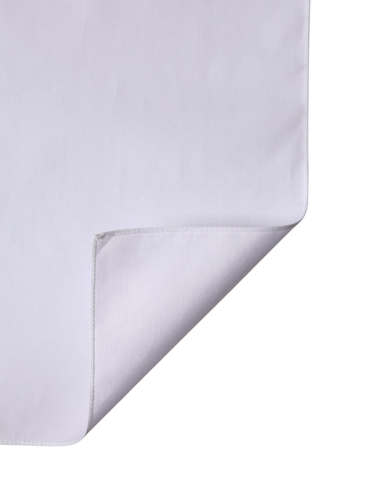 Dolce & Gabbana White Cotton Wrap Square Shawl Stole 71cm x 70cm  Scarf