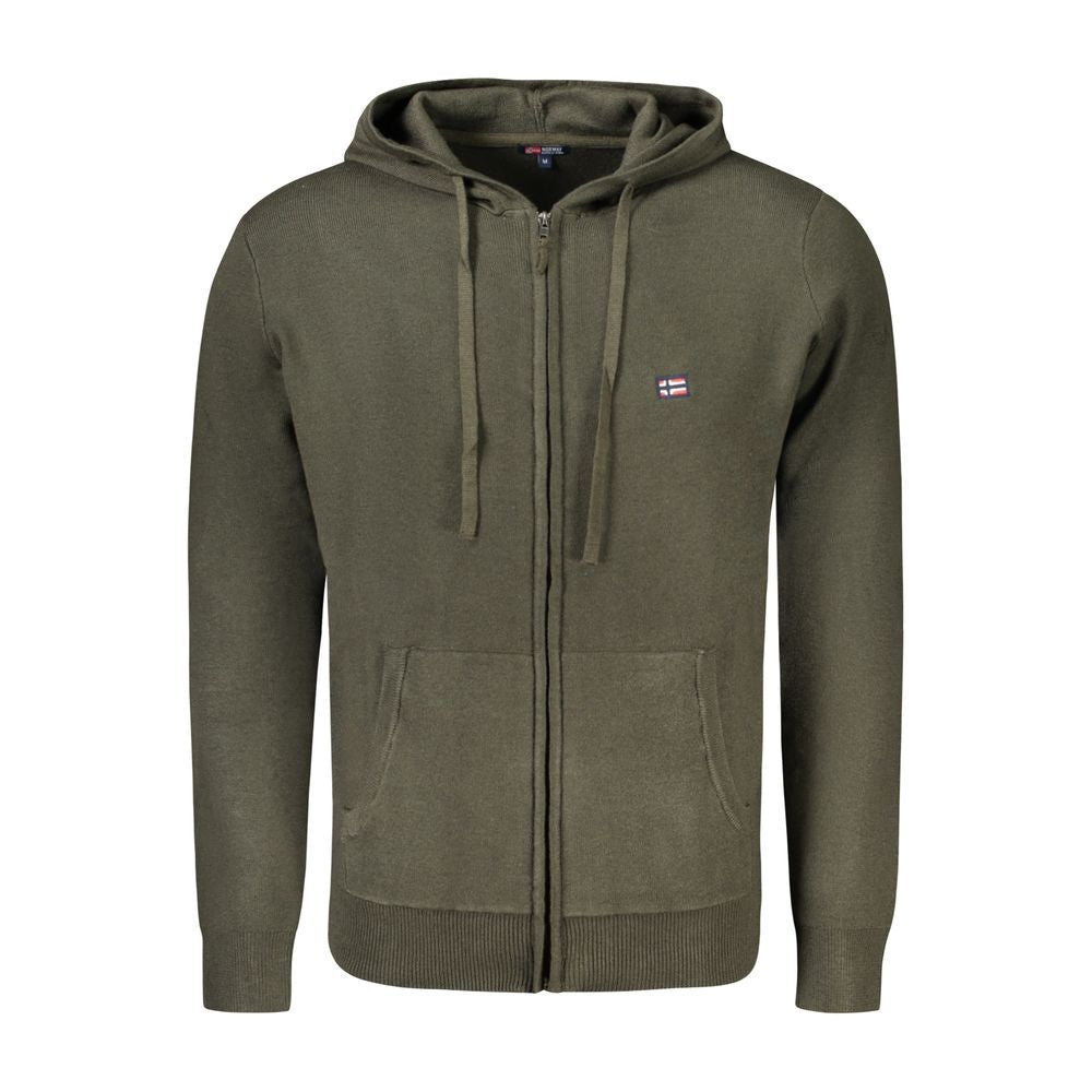 Norway 1963 Green Polyamide Men Cardigan - ClickThatClicks 