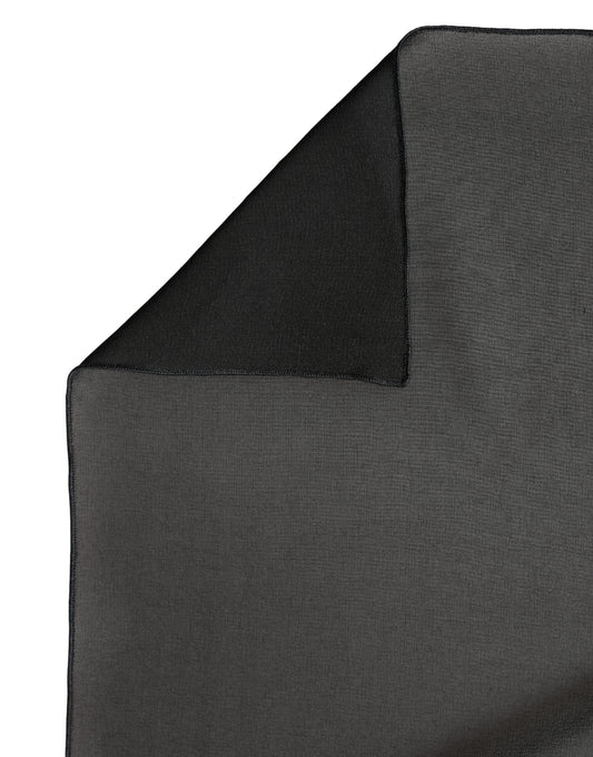 Dolce & Gabbana Black Silk Neck Wrap Shawl Stole 200cm x 64cm  Scarf