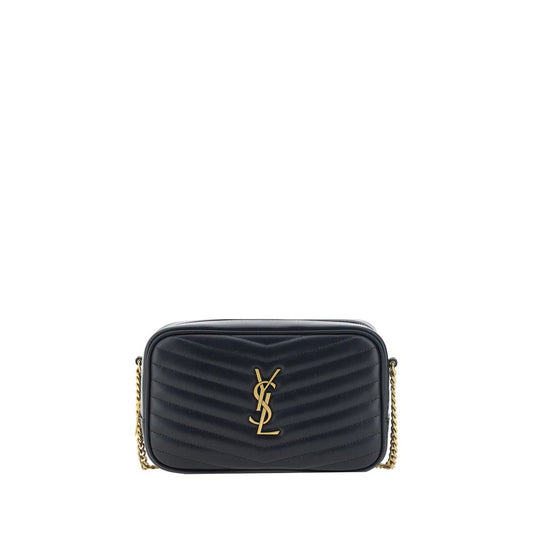 Saint Laurent Black Calf Leather Bos Taurus Shoulder Bag - ClickThatClicks 