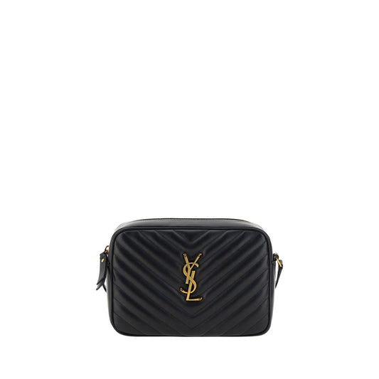 Saint Laurent Black Calf Leather Bos Taurus Shoulder Bag - ClickThatClicks 