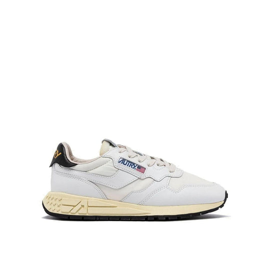 Autry White Fabric Athletic Sneakers - ClickThatClicks 