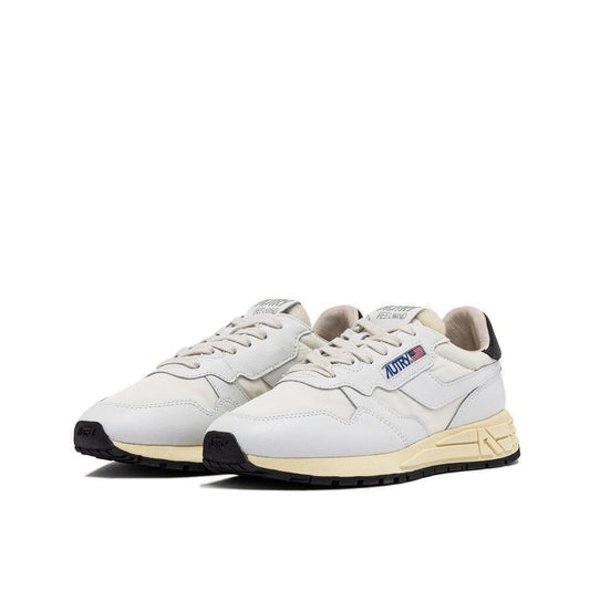 Autry White Fabric Athletic Sneakers - ClickThatClicks 