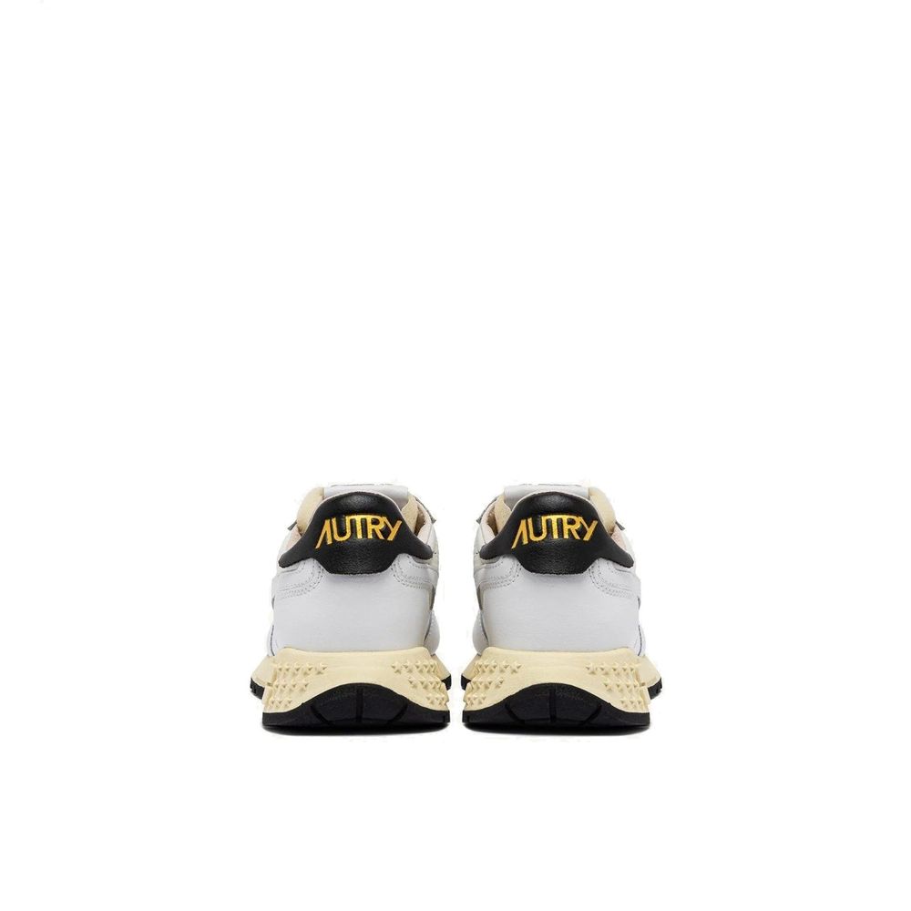 Autry White Fabric Athletic Sneakers - ClickThatClicks 