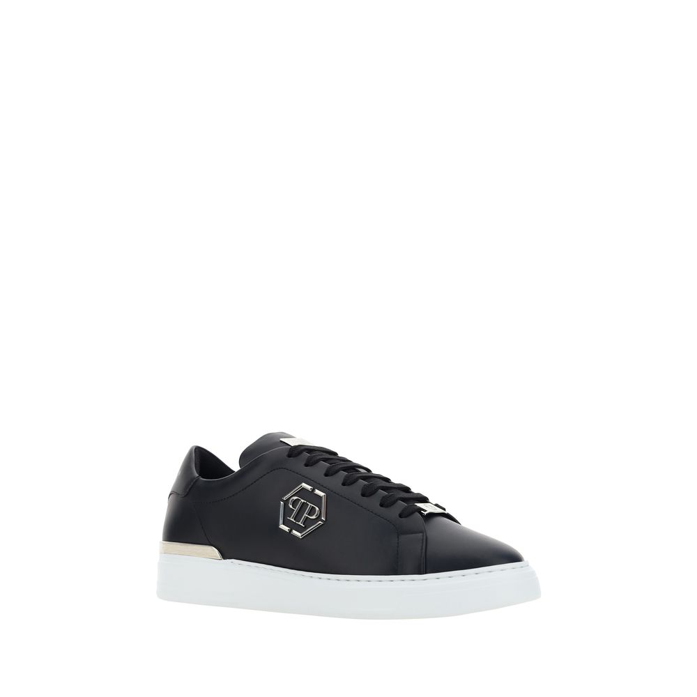 Philipp Plein Black Rubber Low Top Sneakers - ClickThatClicks 