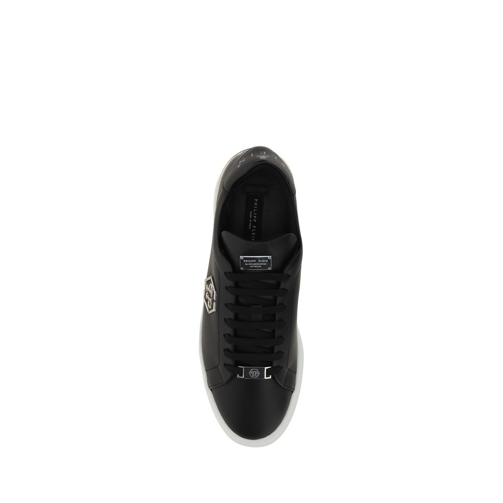 Philipp Plein Black Rubber Low Top Sneakers - ClickThatClicks 