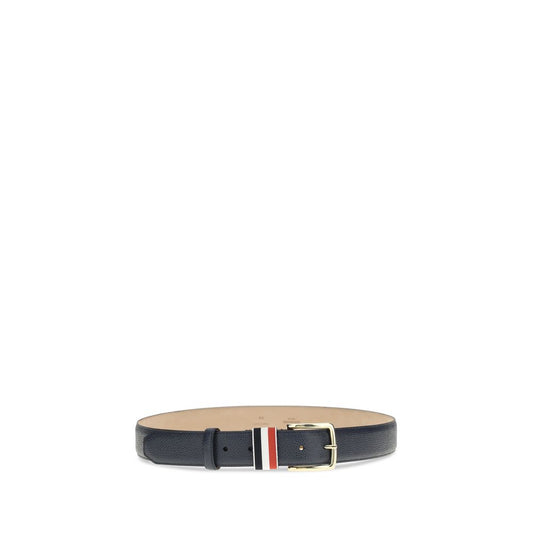 Thom Browne Blue Calf Leather Bos Taurus Regular Belt - ClickThatClicks 