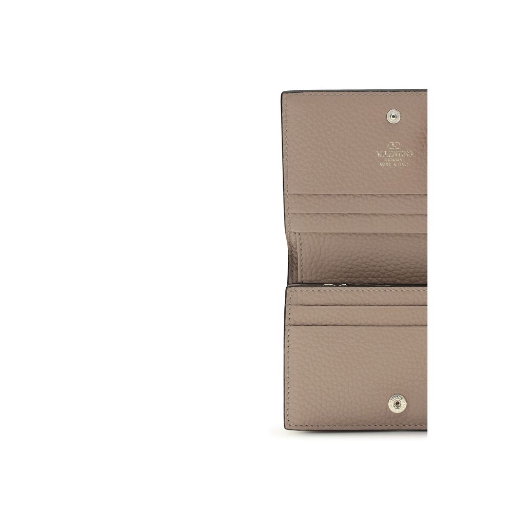 Valentino Garavani Multicolor Calf Leather Bos Taurus Wallet - ClickThatClicks 