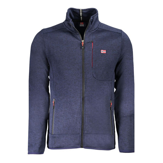 Norway 1963 Blu Polyester Men Sweatshirt - ClickThatClicks 