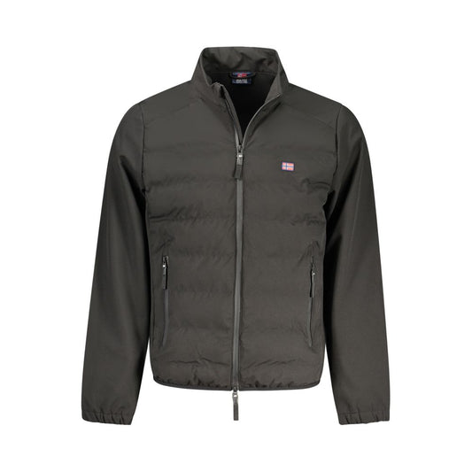 Norway 1963 Black Polyester Men's Jacket - ClickThatClicks 