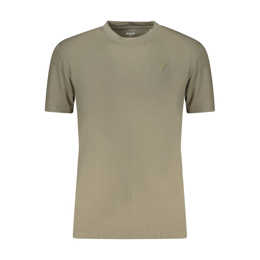 Guess Jeans Verde Cotton Men T-Shirt - ClickThatClicks 