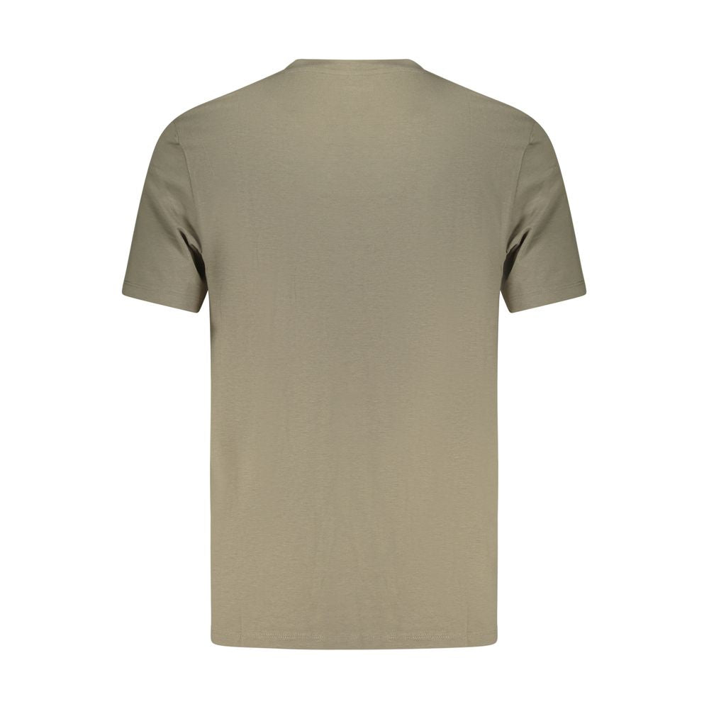Guess Jeans Verde Cotton Men T-Shirt - ClickThatClicks 