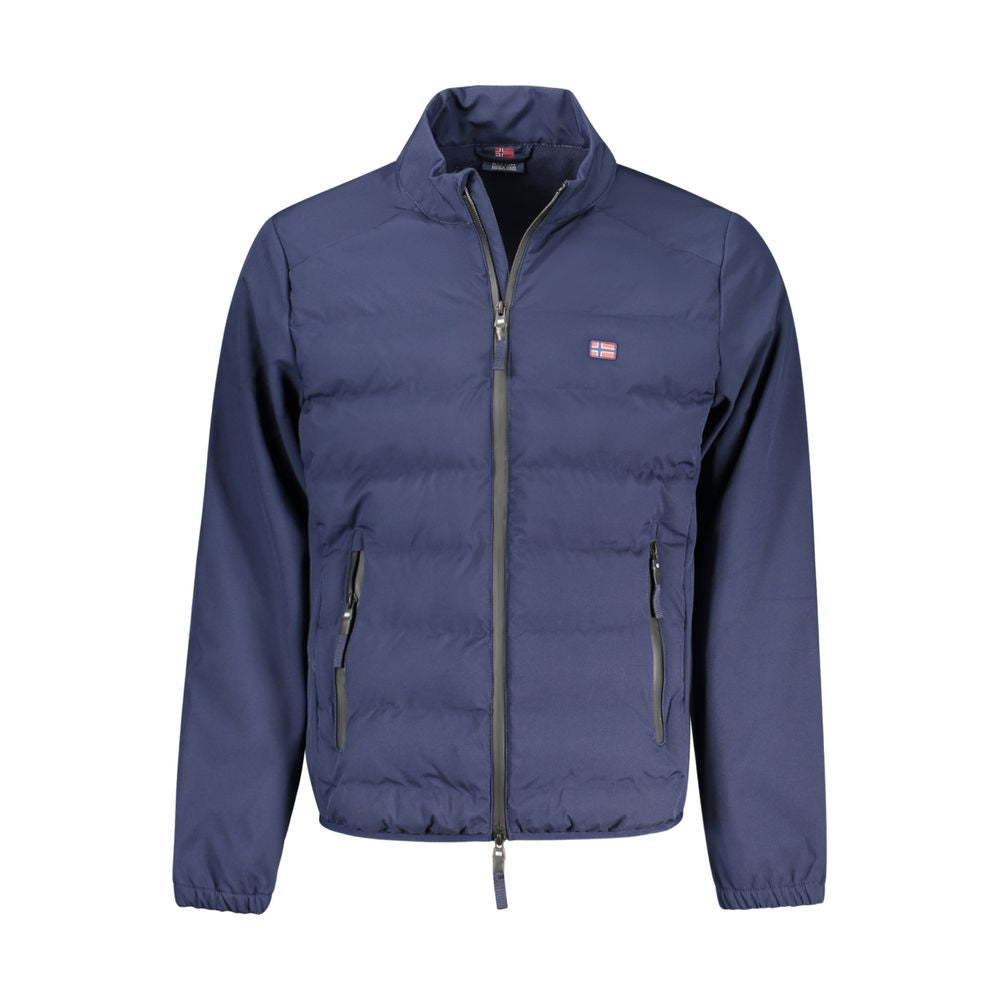 Norway 1963 Blue Polyester Men's Jacket - ClickThatClicks 