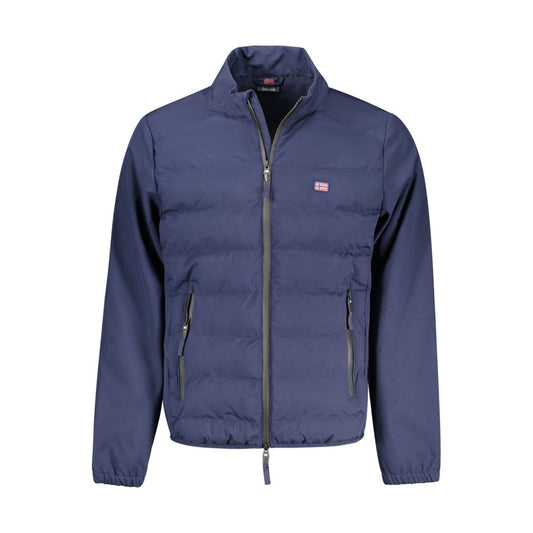Norway 1963 Blue Polyester Men's Jacket - ClickThatClicks 