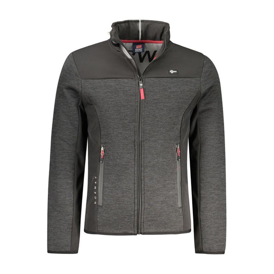 Norway 1963 Black Polyester Men's Jacket - ClickThatClicks 