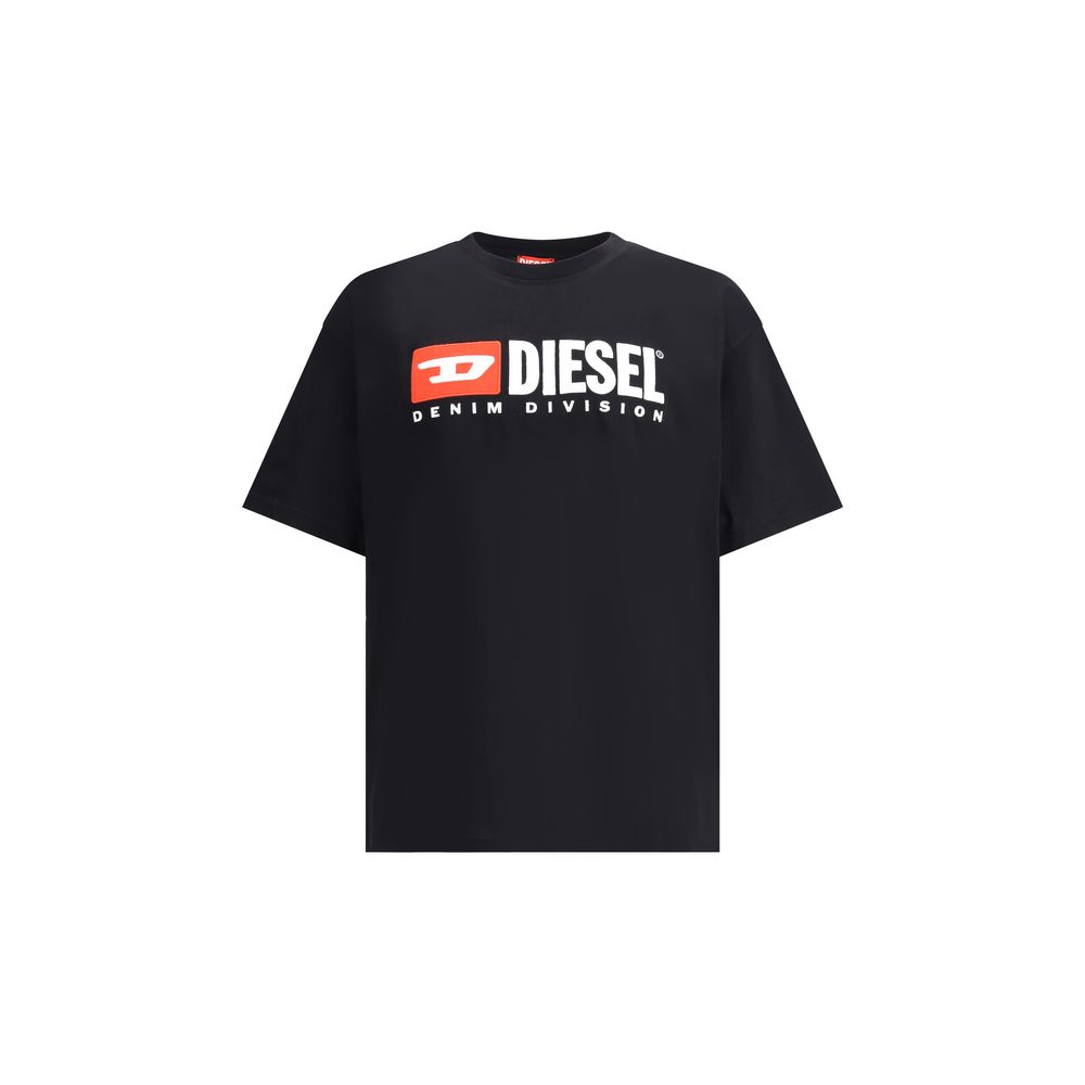 Diesel Black Cotton T-Shirt