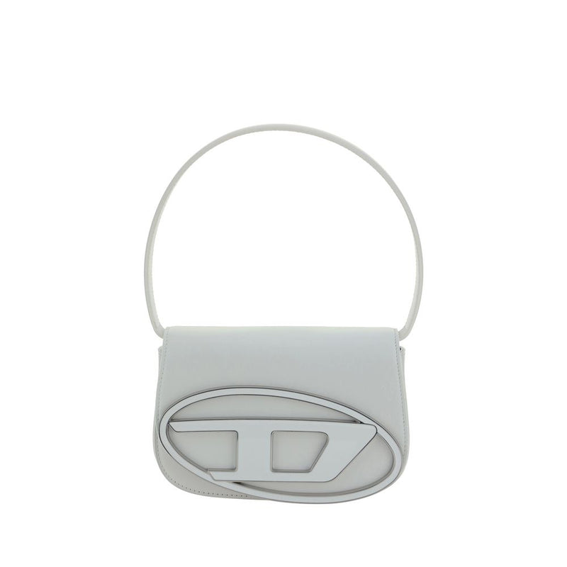 Diesel White Calf Leather Bos Taurus Shoulder Bag - ClickThatClicks 